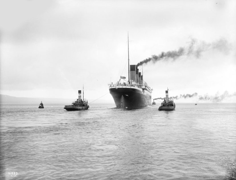 Manovrabilità del Titanic alle prove a mare