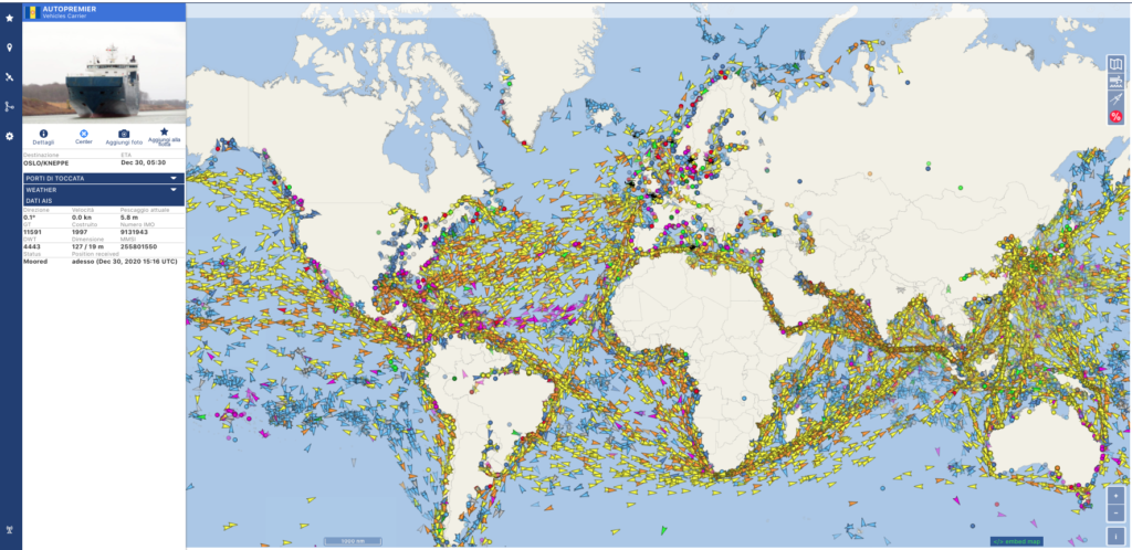 migliori siti seguire traffico navale