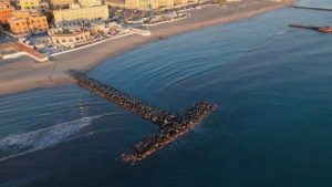 Illustrazione della costa di Ostia (Gabriel Bernard FOTO) -