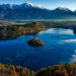 Vista dall'alto di una Blue Hole