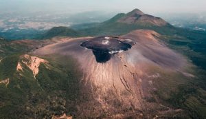 Cratere di un vulcano